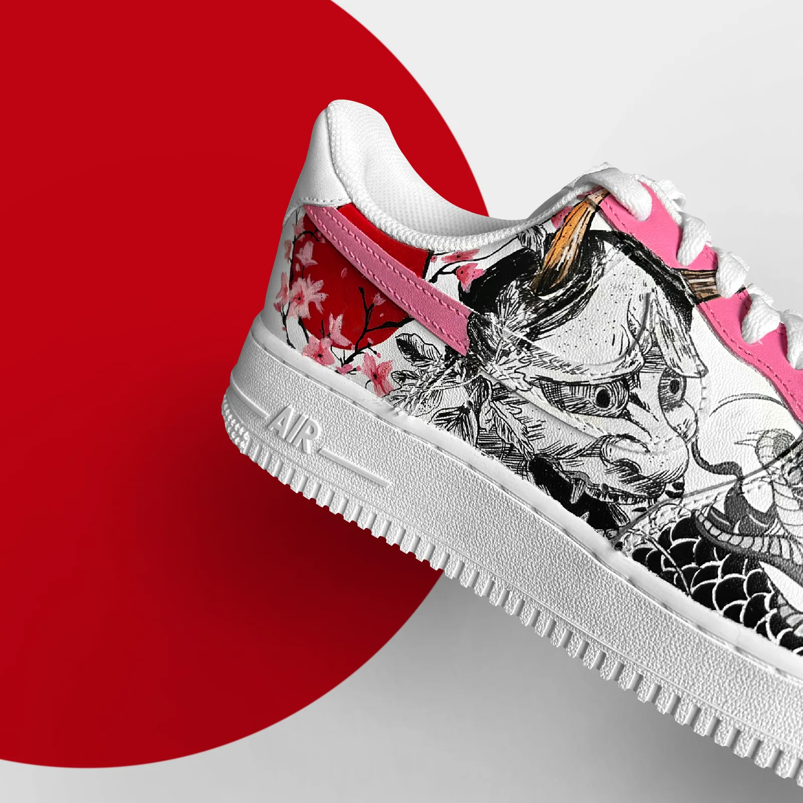 Sneaker custom dipinta a mano